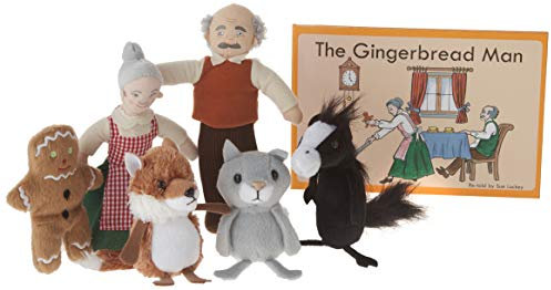 The Puppet Company - Traditional Story Sets - The Gingerbread Man Finger Puppet Set, PC007907
