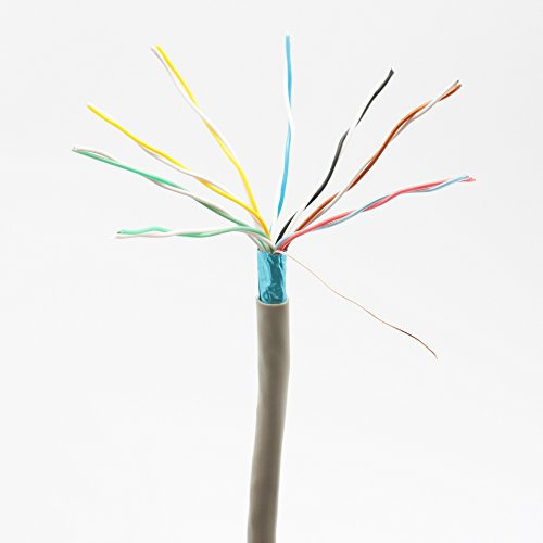 SeKi Cable telefónico 8 x 2 x 0,6 mm, J-Y(ST) Y, 25 m, redondo, para montaje empotrado, línea de instalación de telecomunicaciones de 16 núcleos