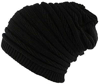 Nyls Création - Bonnet Rasta Oversize Noir Jack Nyls Creation - Noir Taille unique Homme / Femme