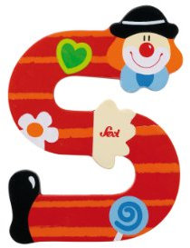 Trudi 81755 - Buchstabe Clown S (sortiert)