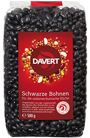 Davert Schwarze Bohnen (1 x 500 g)