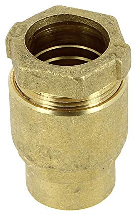 Raccord femelle SE14 série fer 15x20 diamètre 21 9014.21 | Raccord PE droit à serrage - F 1/2' - Diamètre 21 mm - Rexuo - Huot