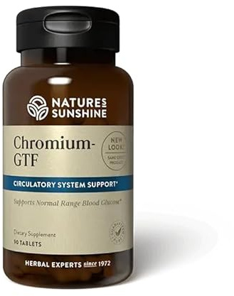 Nature's Sunshine Chromium GTF (300 mcg) - 90 Tablets