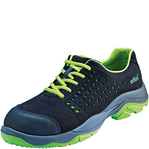 Atlas SL 20 Green - EN ISO 20345 S1 Sicherheitsschuhe/Arbeitsschuhe (43, schwarz-grün)