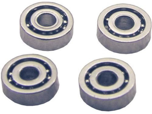 Sol Expert K131 Mikro-Kugellager, Stahl, offen (Ø x H), 3 mm x 1 mm, 4 Stück