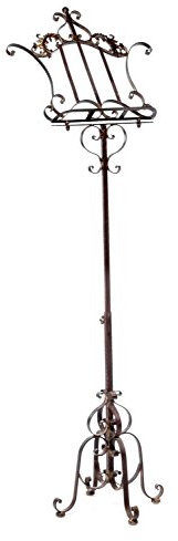 aubaho Staffelei Eisen Aufsteller Antik-Stil Notenständer bis 170cm