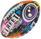 OPTIMUM Unisex-Adult Street American Football, Mehrfarbig, Offizielles Format, Graffiti, Full Size