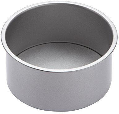 KitchenCraft Molde redondo antiadherente con base suelta, 18 cm (7), plateado