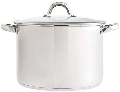 Quid Ottawa - Olla de 22 cm con tapa, acero inoxidable