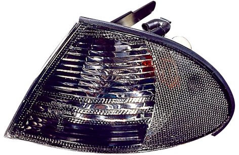 AUTO-STYLE Satz Frontblinker kompatibel mit BMW 3er E46 Limousine/Touring 1998-2001 - Smoke