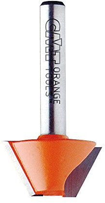 CMT Orange Tools 904.240.11 Fraise pour biseautage 30 degrés HM S 8 mm de diamètre 24 x 12 mm