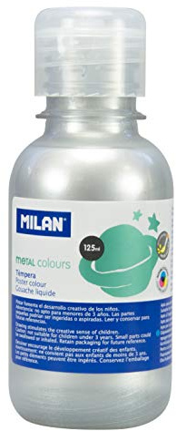 Milan 3491 - Tempera, color plateado