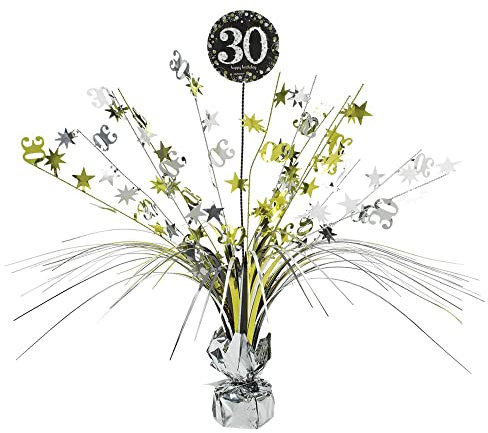Adult Gold Celebration 30th Centerpiece Spray