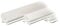 DIWARO Rolladenkasten-Abdichtung, Länge 1250 mm, Spaltabdeckung 11 16mm. Trägerfarbe weiss. (Rolladenabdichtung Länge 1.25m | für Spaltabdeckung 11-16 mm | Farbe weiss)