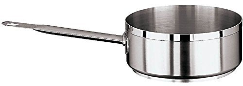 Paderno 11108-24 Casseruola Bassa, Un Manico, in Acciaio Inox, 24 cm