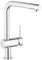 Grohe Minta 32168000 Mitigeur monocommande avec bec mousseur extractible DN 15 Chromé