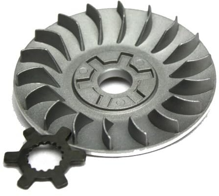 Citomerx Riemenscheibe 13mm inkl. Stern 50ccm Minarelli Motoren AC & LC | Kompatibel mit Aprilia, MBK, Yamaha, Rexy