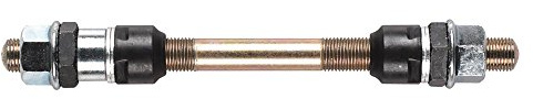 CYCLO Men's Weldtite Axle RR Cromo Black 10mmx175mm, Black, 10MMX175MM UK