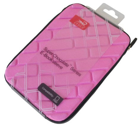 Croco® 7 Super Chocolate Brick Case Cover Carry Sleeve for iPad Mini & 7 Tablets - Pink