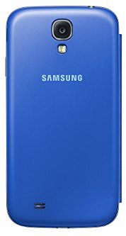 Samsung Flip - Funda para móvil Galaxy S4 (Con tapa, protección del terminal, sustituye a la tapa trasera), azul claro
