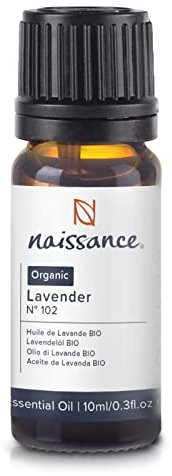 Naissance Lavendelöl BIO (Nr. 102) - 10ml - 100% Naturreines Lavendel Ätherisches Öl für Naturkosmetik, Aromatherapie, Duftlampe - Duftöl für Aroma Diffuser