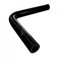 Tuyau coudé en silicone noir de 8 mm de diamètre intérieur à 90 degrés