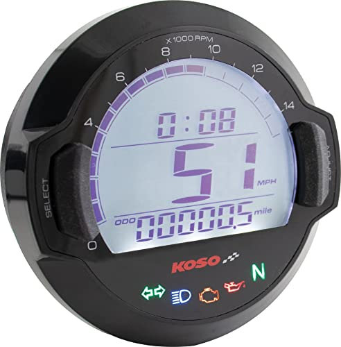 STRUMENTAZIONE COMPLETA TONDA TACHIMETRO CONTAGIRI MOTO SCOOTER KOSO DL-03SR BB642W20