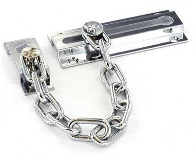 Securit SEC BRS DOOR CHAIN CP S1621, Silver