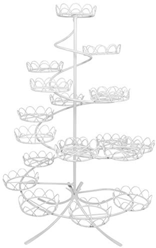 PME White Wire Coated Cupcake Stand, 32 x 32 x 46 cm