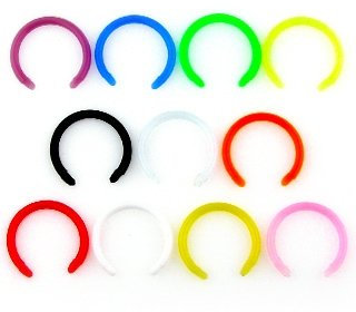 PTFE-Ring ohne Kugeln - Stärke 1.6mm Durchmesser 12.7mm weiß