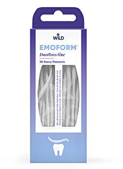 Emoform Duofloss fin, fils cardés pour nettoyer autour des collets et implants, sous les bridges