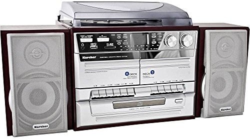 Karcher KA 320 Impianto compatto (Lettore CD, Doppio scomparto per audiocassette, Giradischi)