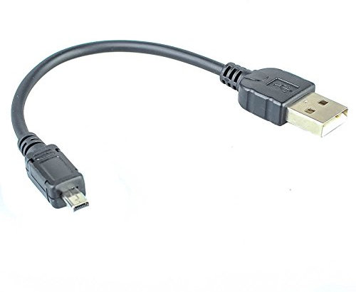System-S Câble USB 2.0 pour USB-A vers USB Mini-B 8 broches 10 cm