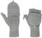 Roeckl Strickhandschuhe Fingerlose Handschuhe Merino Winterhandschuhe (One Size - hellgrau)