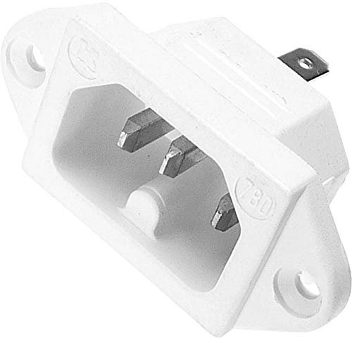 Kaiser 780/ws - Connettore per termosifone, 780 connettori, montaggio verticale, numero di poli: 2 + PE 10A, bianco