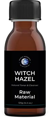 Mystic Moments | Witch Hazel Liquid | INCI: Hamamelis Virginiana – Alcohol | Natural Skin Toner | Astringent & Soothing Extract | Cosmetic Grade | Oil & Problem Skin Care | 250g (2x125g Bottles)