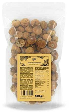KoRo - Fichi nani selvatici 500 g - Frutta secca senza additivi e senza solfiti