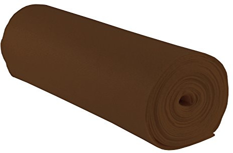 folia 520085 - Bastelfilz, mit feiner Wollqualität, 1 Rolle ca. 45 cm x 5 m, schokobraun, klebefleckenfreie Verarbeitung - ideal für vielfältige Bastelarbeiten