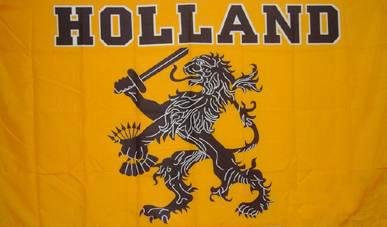 Flagge 90 x 150 : Holland Oranje mit Löwe