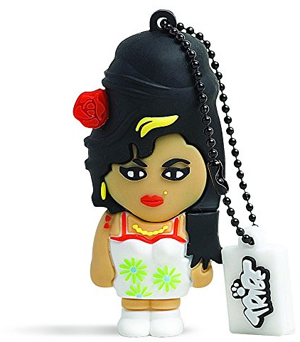 Tribe FD008304 Toonstar Pendrive Figurine 4 Go Fantaisie Clé USB Flash Drive 2.0 Memory Stick Solutions de Stockage, Porte-clés, Wino, Blanc