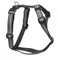 Feltmann Mopsgeschirr Hundegeschirr Soft Nylon, Reflektierend schwarz, 7-13 kg, 20 mm