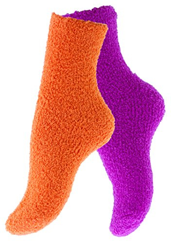 Vincent Creation Kuschelsocken Warme Flauschige Damen Socken (2 oder 4 Paar) Bettsocken Wintersocken