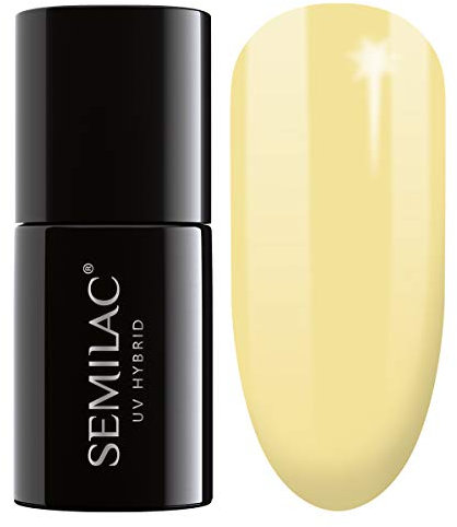 Semilac UV Nagellack 023 Banana 7ml Kollektion Tropical Drinks