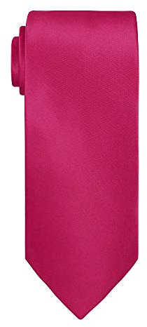 Trimming Shop Skinny Krawatte Pink Weich Satin Polyester Unisex Slim Krawatte für Freizeit Formell Kleidung, Hochzeit, Ball, Celebration, Partys, Gatherings, Anlässe