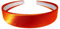 Aliceband Serre-tête uni en satin Orange Largeur 2,5 cm