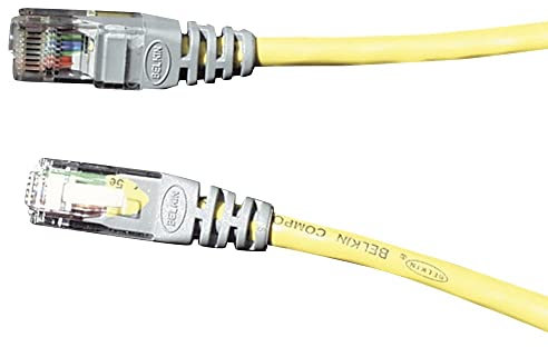 Belkin Cat5 UTP Crossover Kabel 3m gelb