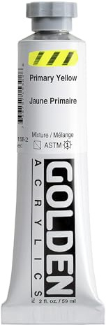 GOLDEN Heavy Body Acrylics, Primary Yellow, 2 fl. oz. Tube
