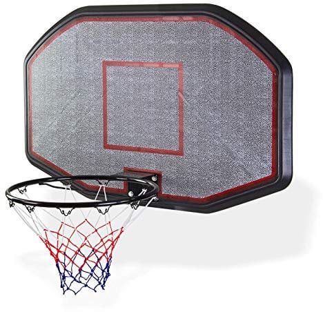 DEMA Basketballbrett mit Ring und Netz XXL