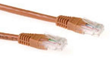 ACT CAT6A U/UTP Brown 2.00M