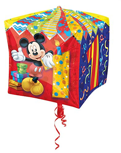 amscan 38 cm Mickey Mouse Cubez Folienballons